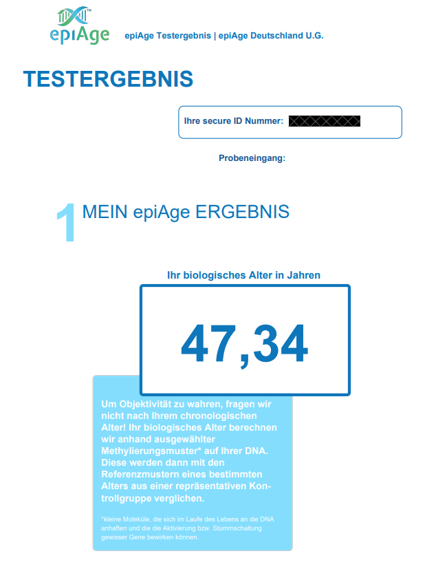 epiAge™ – der epigenetische Alterstest für zuhause
